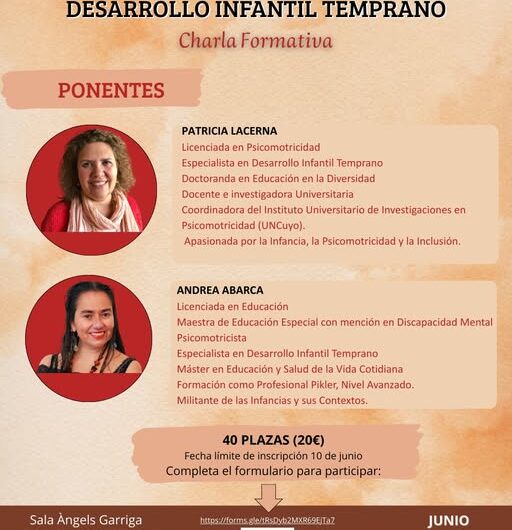 Diálogos entre Psicomotricidad y Desarrollo Infantil Temprano. Charla Formativa.